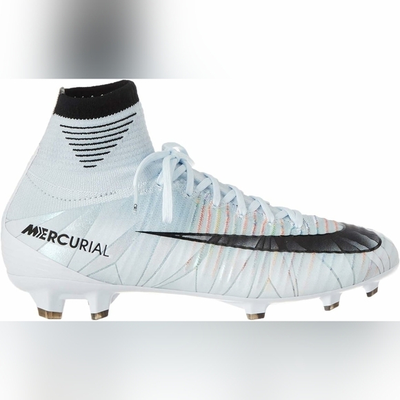 Nike junior mercurial x victory 6 soccer shoes cleats CR7 flyknit size 4.5 kids - Picture 2 of 11